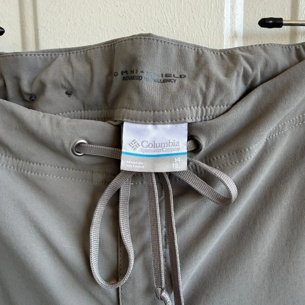 Columbia | Anytime Outdoor Capri Pants | Women’s Size 14 | Gray - Picture 5 of 11
